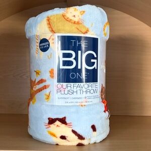 ✨2/$25✨NWT•🐈Cats Supersoft Oversized Plush Throw Blanket | 5’x6’